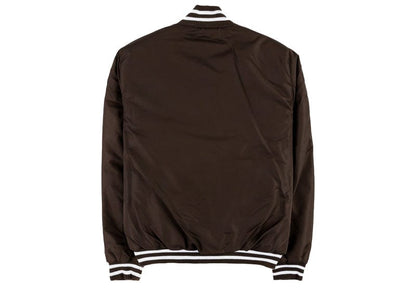 San Jose Sharks Reversible Letterman Lifestyle Brown/White