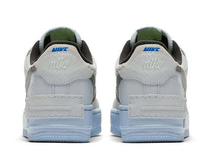 Nike Air Force 1 Low Shadow Pure Platinum Snakeskin Blue (Women's)