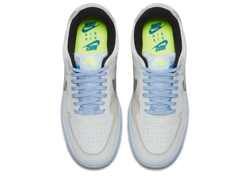 Nike Air Force 1 Low Shadow Pure Platinum Snakeskin Blue (Women's)
