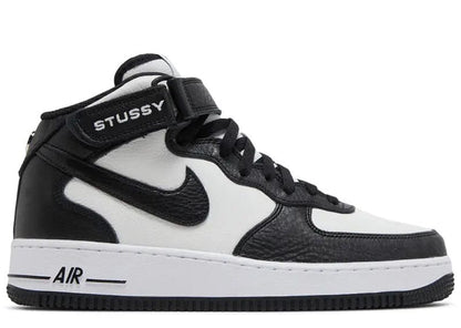 Nike Air Force 1 Mid Stussy Light Bone Black