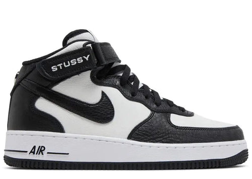 Nike Air Force 1 Mid Stussy Light Bone Black