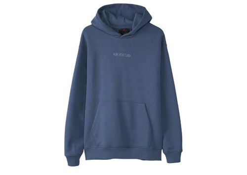 Nike Air Jordan Wordmark Fleece Hoodie Diffused Blue