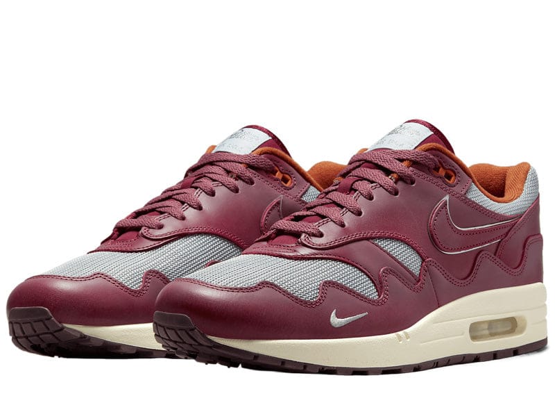 Nike Air Max 1 Patta Waves Rush Maroon (with Bracelet)