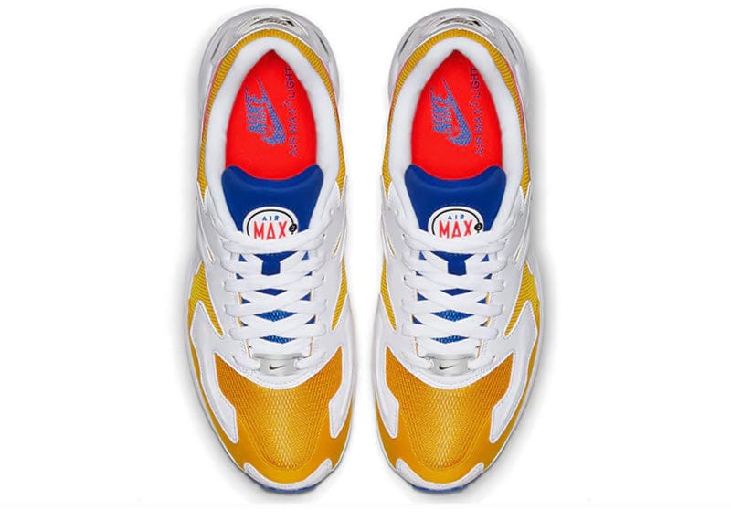 Nike Air Max2 Light University Gold Flash Crimson