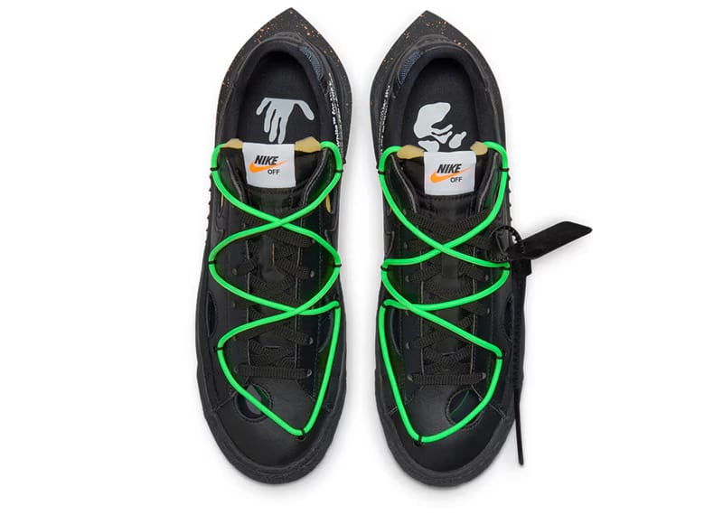 Nike Blazer Low Off-White Black Electro Green