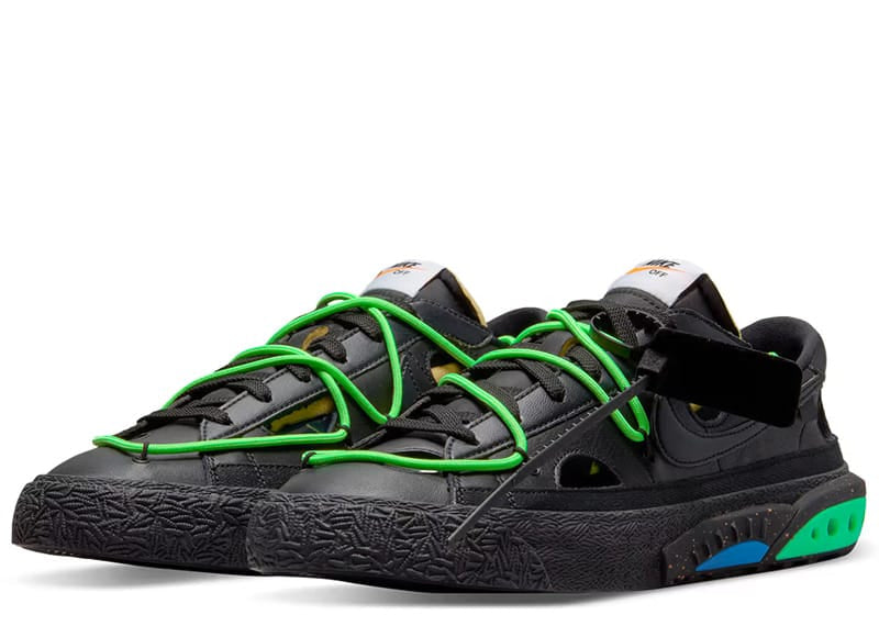 Nike Blazer Low Off-White Black Electro Green