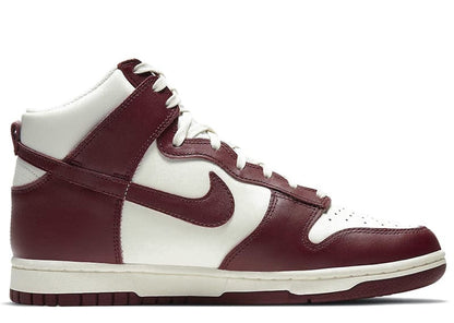 Nike Dunk High Sail Team Red (W)