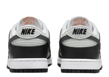Nike Dunk Low Grey Black Orange Mini Swoosh