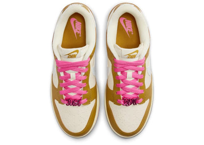 Nike Dunk Low SE Just Do it Bronzine Pink (Women's)