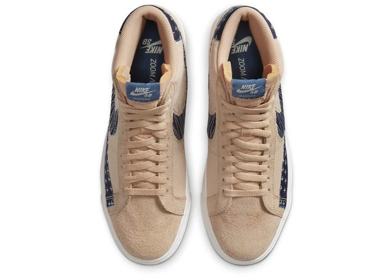 Nike SB Zoom Blazer Mid Sashiko Sesame