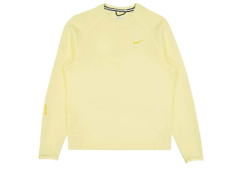 Nike x NOCTA NRG Tech Fleece Crewneck Sweatshirt Citron Tint/Vivid Sulfur