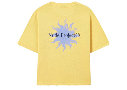 Nude Project Solet Cropped Tee Yellow