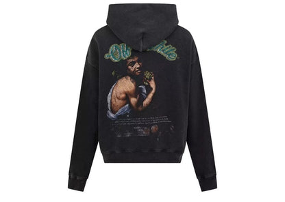 Off-White c/o Virgil Abloh Bacchus Skate Hoodie Washed Black