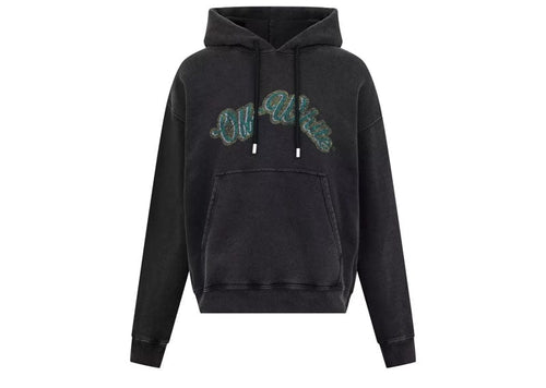 Off-White c/o Virgil Abloh Bacchus Skate Hoodie Washed Black