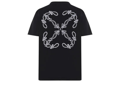 Off-White c/o Virgil Abloh Bandana Arrow Embroidery Tee Black