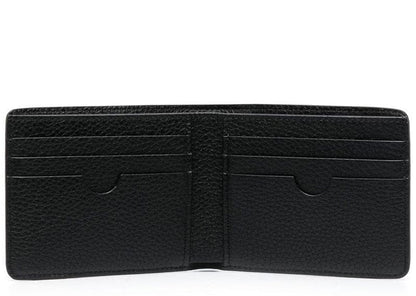 Off-White Binder Bi-Fold Diagonal Stripes Wallet Black