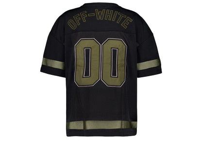Off-White Black Mesh Football T-Shirt