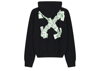 OFF-WHITE Cash Arrow Hoodie Black