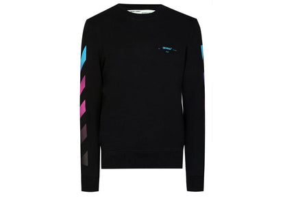 OFF-WHITE Diagonal Gradient L/S Tee Black