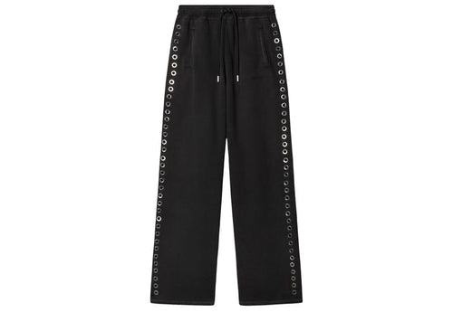 Off-White Eyelet Sweatpants Black
