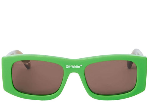 Off-White Lucio Sunglasses Green/Brown