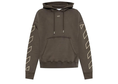 OFF-WHITE Martyrdom Arrow Skate Hoodie Vintage Brown