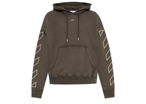 OFF-WHITE Martyrdom Arrow Skate Hoodie Vintage Brown