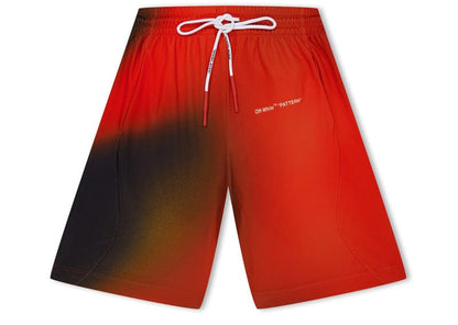 OFF-WHITE Off Stamp Basketball Shorts Orange