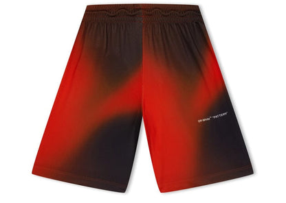 OFF-WHITE Off Stamp Basketball Shorts Orange