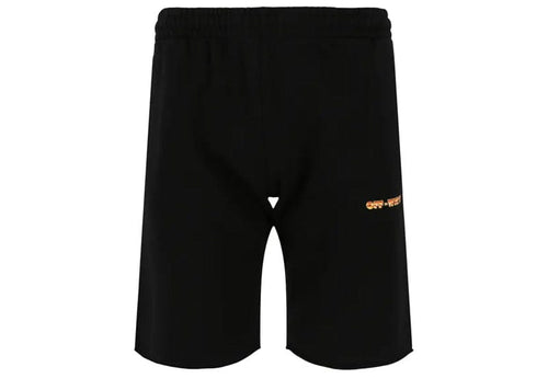 OFF-WHITE Orange Metal Arrow Sweatshort Black Orange