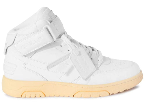 Off-White Out Of Office Mid Leather Grey/Gold