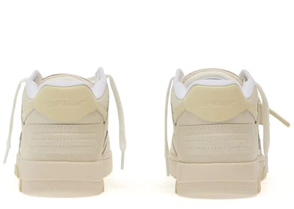 Off-White Out Of Office OOO Low Tops Calf Beige