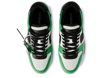 OFF-WHITE Out Of Office "OOO" Low Tops Green Black