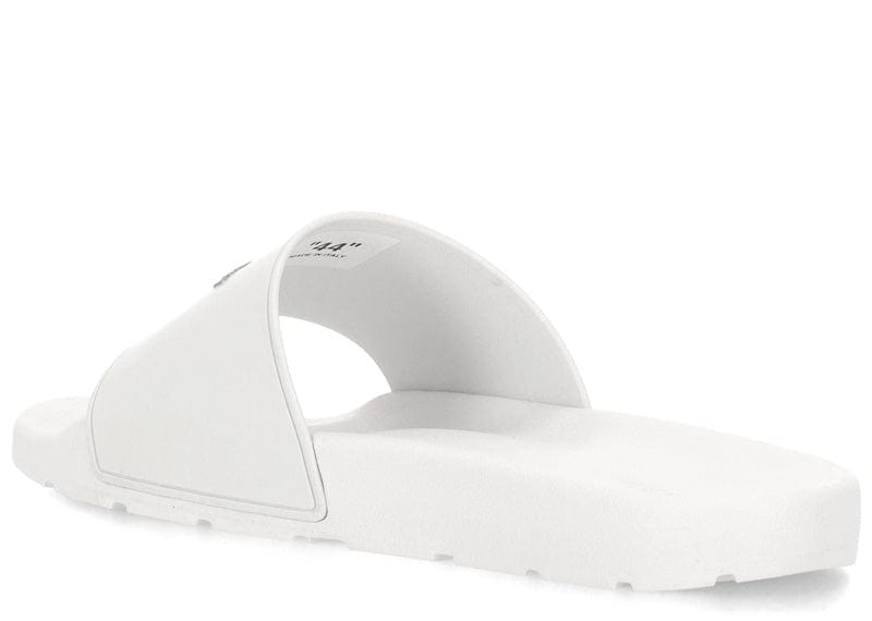 OFF-WHITE Quote Rubber Slides White