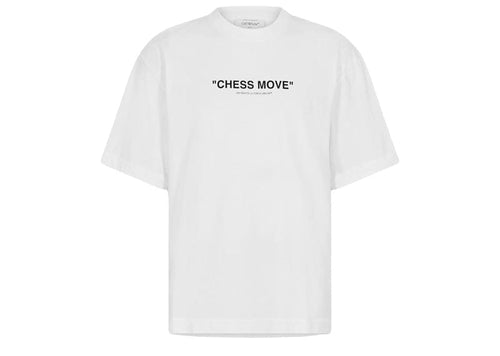 Off-White Skate Fit Chess Move Logo Tee White