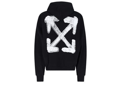OFF-WHITE Spray Arrow Skate Hoodie Black White