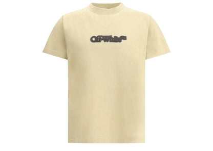 OFF-WHITE Spray Arrow Slim SS Tee Creme Brule