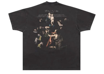 Off-White Stamp Mary Over Short-Sleeve Tee Black/White