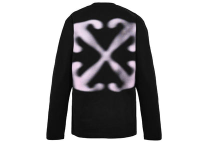 OFF-WHITE Vanish Arrow Skate Long Sleeve Tee Black/Chalk Pink
