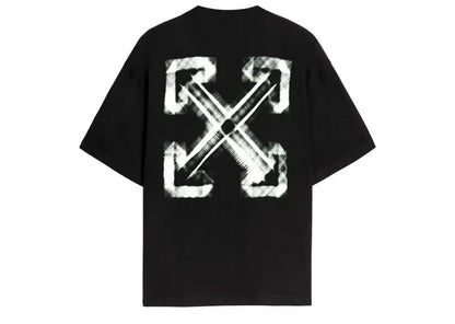 OFF-WHITE Vibe Arrow Skate S/S Tee Black/Aqua Glass