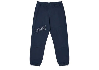 Palace Slant Zip Joggers Blue