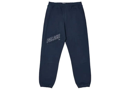 Palace Slant Zip Joggers Blue