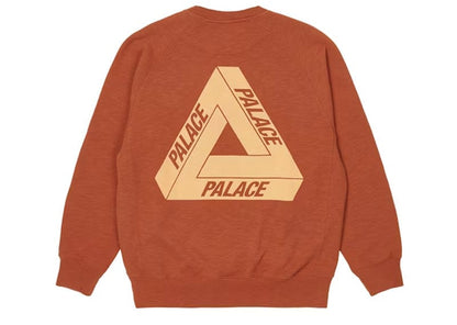 Palace Tri-Ferg Slub Crew Rust