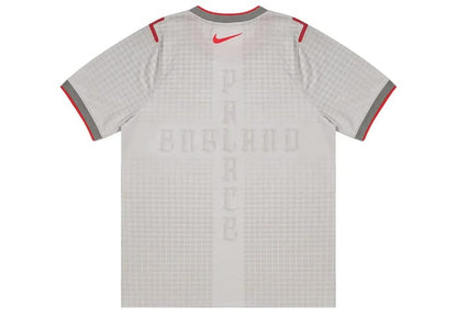 Palace x Nike England Dri-FIT Academy Pro Short Sleeve Football Top Pewter Grey/Bright Crimson