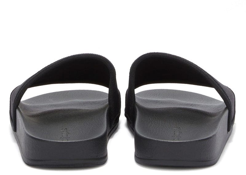 Palm Angels Monogram Pool Sliders Black