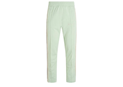 PALM ANGELS Classic Logo embroidered Track Pants In Mint/Off White