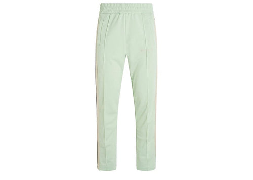 PALM ANGELS Classic Logo embroidered Track Pants In Mint/Off White