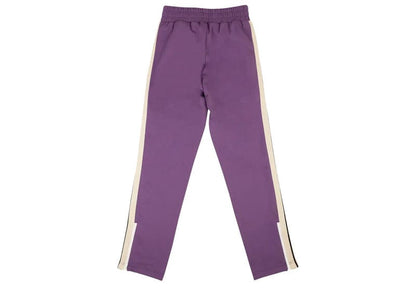 Palm Angels Classic Track Pants Purple and Off White