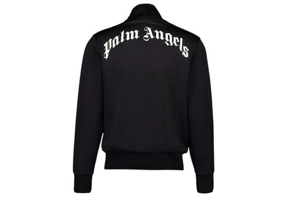 Palm Angels Curved Logo Track Jacket Black