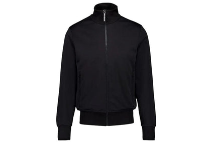 Palm Angels Curved Logo Track Jacket Black